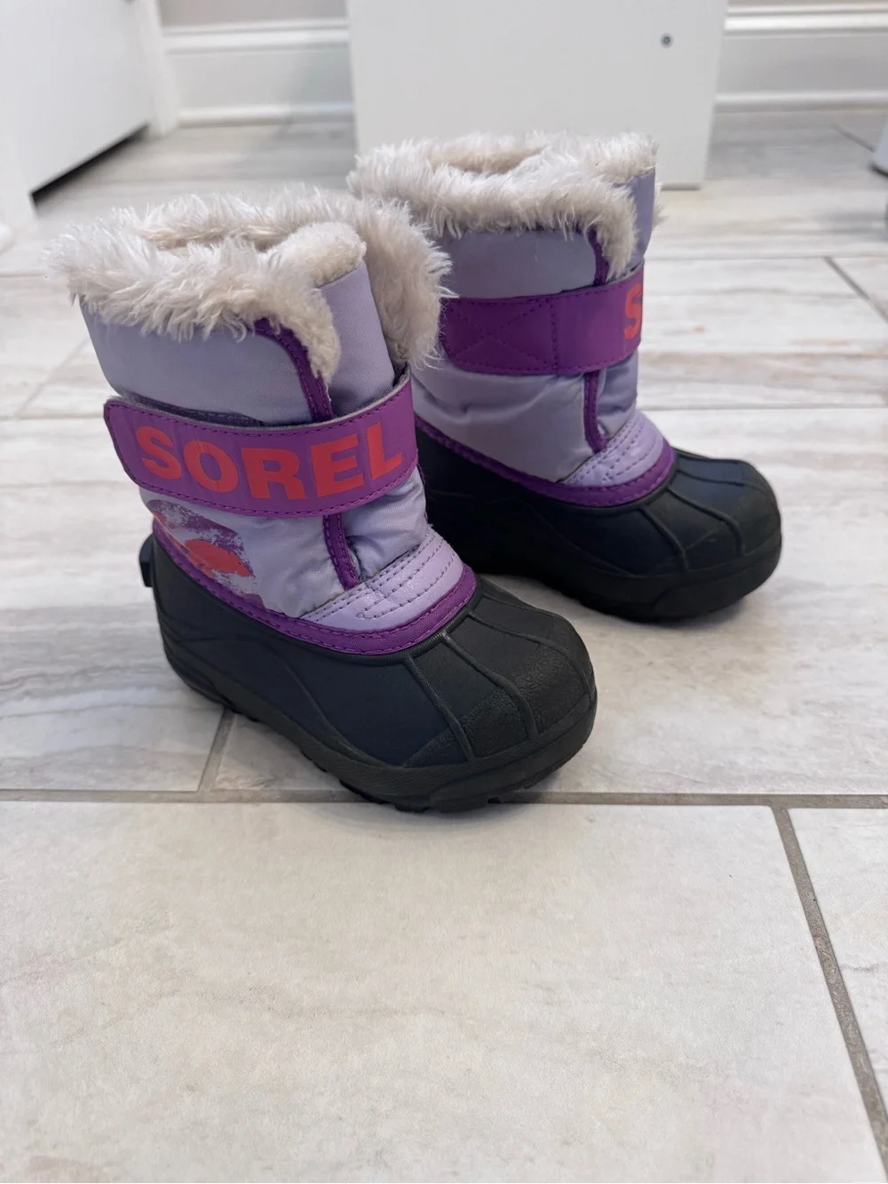 Sorel Commander Purple Pink/Red Size 8 Toddler Girl